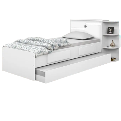 CAMA BELLA S/CAMA AUXILIAR- BRANCO PG 110