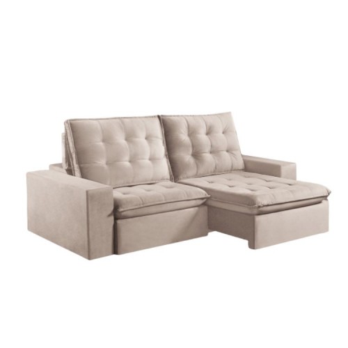 SOFA EDUARDA BEGE B002 290M RETRATIL RECLINAVEL