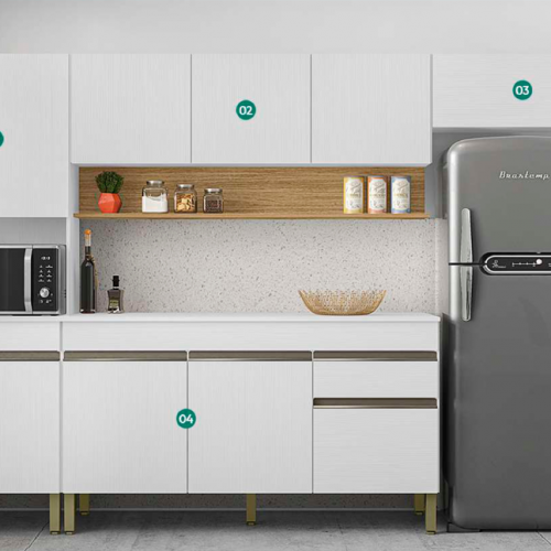 PANELEIRO OPCAO 1 (N01) FREIJO/GRIS - HOLAMBRA - PG 153